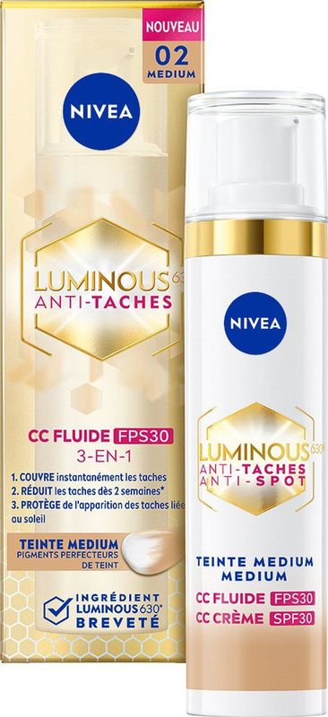 NIVEA - Luminous630® - Antispot CC-Crème - SPF30 - 50ml