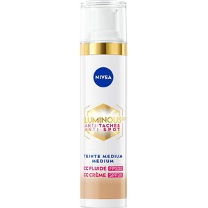 3x Nivea Luminous630 CC Cream SPF 30 Medium 40 ml