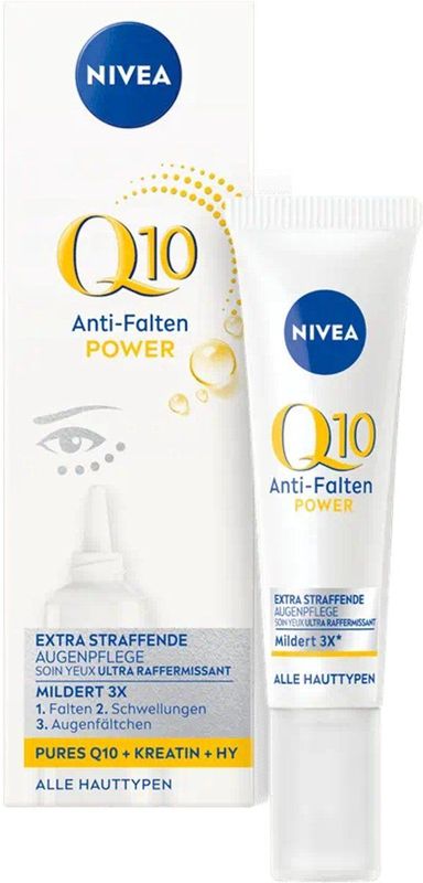 Nivea - Q10 Anti-Falten Power - Oogserum - 15 ml - Vermindert Rimpels en Wallen