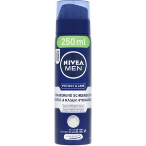 6x Nivea Men Scheerschuim Protect & Care Hydraterend 250 ml