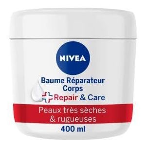 NIVEA Repair & Care intensive Bodycrème - 12% Glycerine + Vitamine E - Barrière Crème voor Zeer Droge en Ruwe Huid - 400 ml