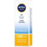 NIVEA SUN UV Face Shine Control SPF50 - Zonnebrandcrème - 50ml - Bescherming tegen UVA/UVB