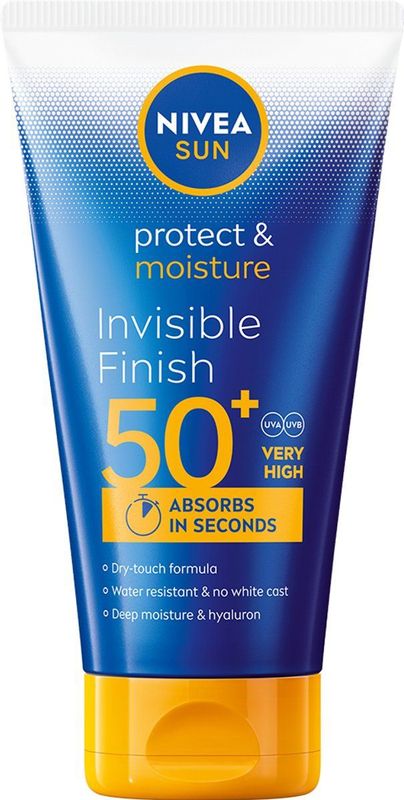 NIVEA - Protect & Hydrate Invisible Finish - Zonnebrand - SPF50+