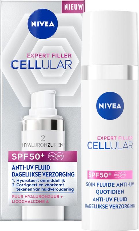 NIVEA - Cellular Expert Filler - Daily UV Serum Fluid - SPF50+ - 30ml