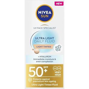NIVEA - SUN UV Face Daily Fluid - Zonnebrand - Getint - SPF 50+ - 40 ml