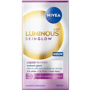 NIVEA - Luminous630 - Gezichtscrub - Vloeibaar - Leave-on Peeling