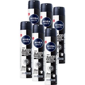 NIVEA MEN - Invisible for Black & White - Anti-Transpirant Spray - 150ml - Alcoholvrij