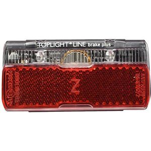 Busch + Müller Toplight Line + BrakeTec Brake Light with Parking Light 50mm, zwart