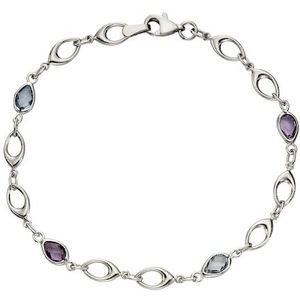 Fascination by Ellen K. - Armband 375/- Gold Amethyst Armbänder & Armreife 1 ct Damen (368.99 € / 1 ct)