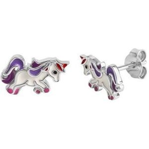 Vivance Paar Ohrstecker »925/- Sterling Silber rhodiniert Einhorn«