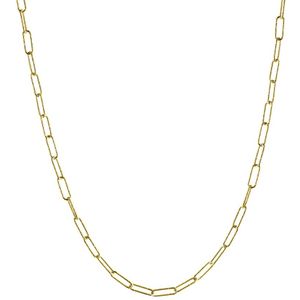 Celesta Silber Halskette 925 Silber gelbvergoldet diamantiert