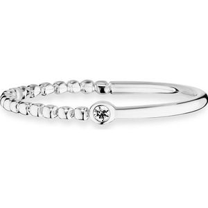 caï - Ring 925/- Sterling Silber Zirkonia weiß Ringe 1 ct Weiss Damen (25.4 € / 1 ct)