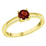 Firetti Fingerring »Schmuck Geschenk Silber 925 Damenring Verlobungsring Solitär«, mit Granat