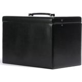 Windrose - Juwelendoos - Zwart - Fijn Synthetisch - Afsluitbaar