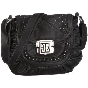 JETTE Flap Bag 03/11/07514-900 dames schoudertassen, zwart