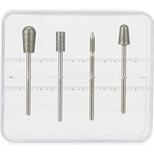 Diamant opzetstukken voor manicure/pedicureapparaat, 4-delige set