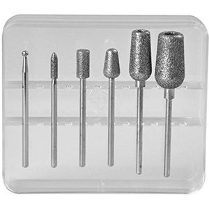 Peter Bausch 1749C - diamantopzetstukken voor manicure/pedicureapparaat, 6-delige set