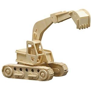 Pebaro - 863/7 - Houten Bouwpakket - Graafmachine - Modelbouwset - 125 Delen