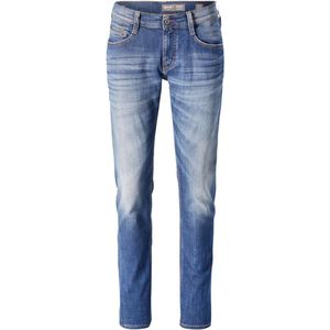 Mustang - Heren Jeans - Heren Blauw - Katoen - 3116-5111
