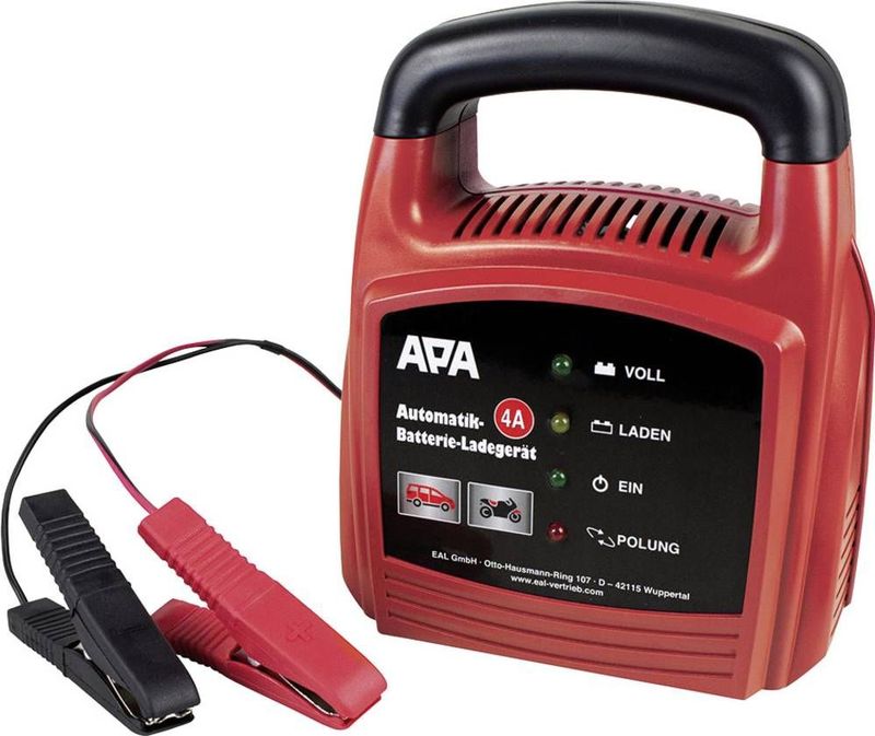 APA - 16626 - Automatische Batterijlader - 12 V - 4 A