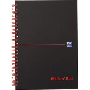 Notitieboek Oxford Black n' Red A5 70v lijn | 1 stuk