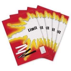 Limit Schoolschrift A4, 16 vellen, geruit zonder rand, liniatuur 22, 5 stuks
