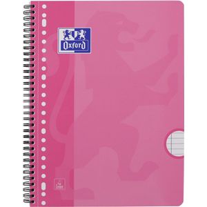 Oxford - Collegeblok A4+ - Roze - 80 Vel - Gelijnd