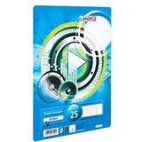 Ringbucheinlagen A4 50 Blatt 70 g qm 4-fach gelocht Lineatur 25