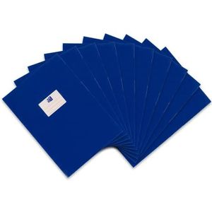 ELBA 100059885 boekhoezen A5 10-pack schriftomslag, voor DIN A4 A4 blauw