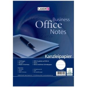Kantoorpapier - Wit - A3/A4 - 10 Vel - 80 g/m2 - Houtvrij - Gelinieerd - Gevouwen