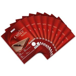 Landré Briefblock Office DIN A4 kariert, 50 Blatt, 10 Stück