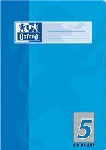 Schulheft A5 5mm kariert Lineatur 5 32 Blatt t&#252;rkisblau