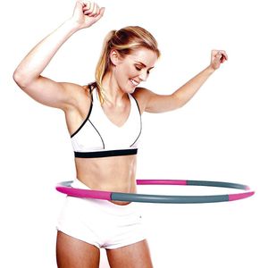 John Gym - sport hoelahoep - fitnessring - fitnessband - banden - ring - softgrip - metalen kliksysteem