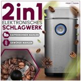 ProfiCook PC-KSW 1216 Kaffeemühle silber