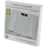 ProfiCare PC-PW 3007 FA - 8-in-1 Analyse weegschaal - max 180 kg - Wit