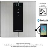 ProfiCare PW 3008 BT - Analyse weegschaal - Weegbereik (max.): 180 kg - RVS, Zwart - Met Bluetooth