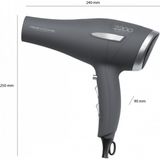 Professionele föhn - Haardroger - Haardroger diffuser - föhn en accessoires - ProfiCare PC-HT 3045 Antraciet - Ionische föhn - 2200 W - 3 temperatuurstanden
