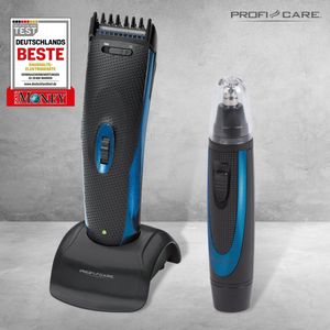 ProfiCare PC-HSM/R 3052  -Tondeuse, Baardtrimmer, Oor- en neushaartrimmer Zwart, Blauw