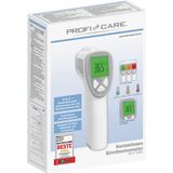 ProfiCare PC-FT 3094 contactloze voorhoofdthermometer voor baby's, kinderen en volwassenen met 3 kleuren lcd-display en koortsalarm, wit
