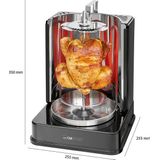 Clatronic DVG 3686 - Verticale Multi Grill - Gyrosgrill - Kebabgrill