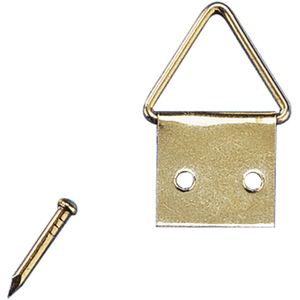 Ophangsysteem - Schildersdoeken Haakjes - Messing - 10 Stuks