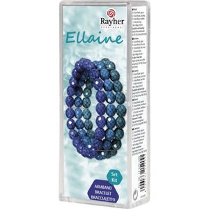 Rayher - hobbypakket - maak je eigen armband - volledig pakket - Necklet Èllaine - Blauw