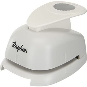 Rayher Pons rond/cirkel met sierrand ø 2,54 cm, 1 inch, geschikt voor papier en karton tot 200 g/m2