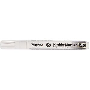 Rayher Hobby 38830102 krijtmarker met wigpunt, 2-6 mm, wit