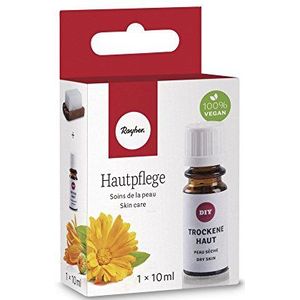 Rayher Hobby 34259000 huidverzorgingswerkzame stof, tegen droge huid, 10 ml, dermatologisch getest, geurloos, in hersluitbare glazen fles, optimale verzorging bij droge, gevoelige huid