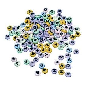 Rayher 1610049 kunststof ronde kralen, 8 mm, blisterkaart, 40 g, mix