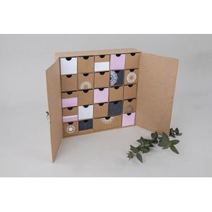 Rayher - Adventskalender - Papier Maché - Kraft - FSC Recycled 100%