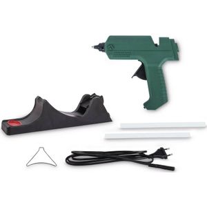 Rayher Lijmpistool, draadloos met basisstation, 20,5 x 17 cm, blisterbox 1 stuks, plastic, groen, rood, 30,5 x 35 x 9 cm