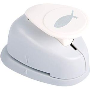 Rayher figuurpons vis ø 1,6 cm, 5/8 inch, geschikt voor papier/karton tot 200 g/m2