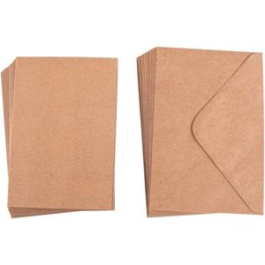 Rayher 73203521 Kaartenset B6, FSC Mix Credit, kracht, 30 stuks